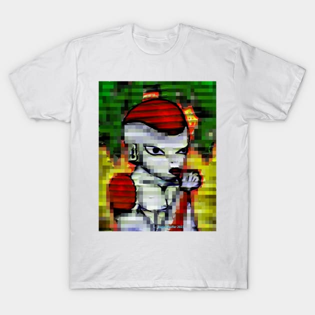 Alien Girl Graffiti T-Shirt by Kater